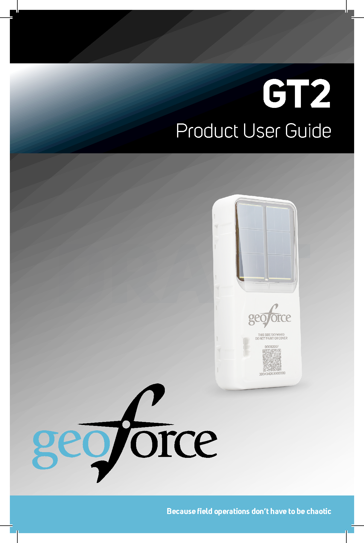 Geoforce 00GT2X Battery powered GPS and Bluetooth Low Energy Enabled