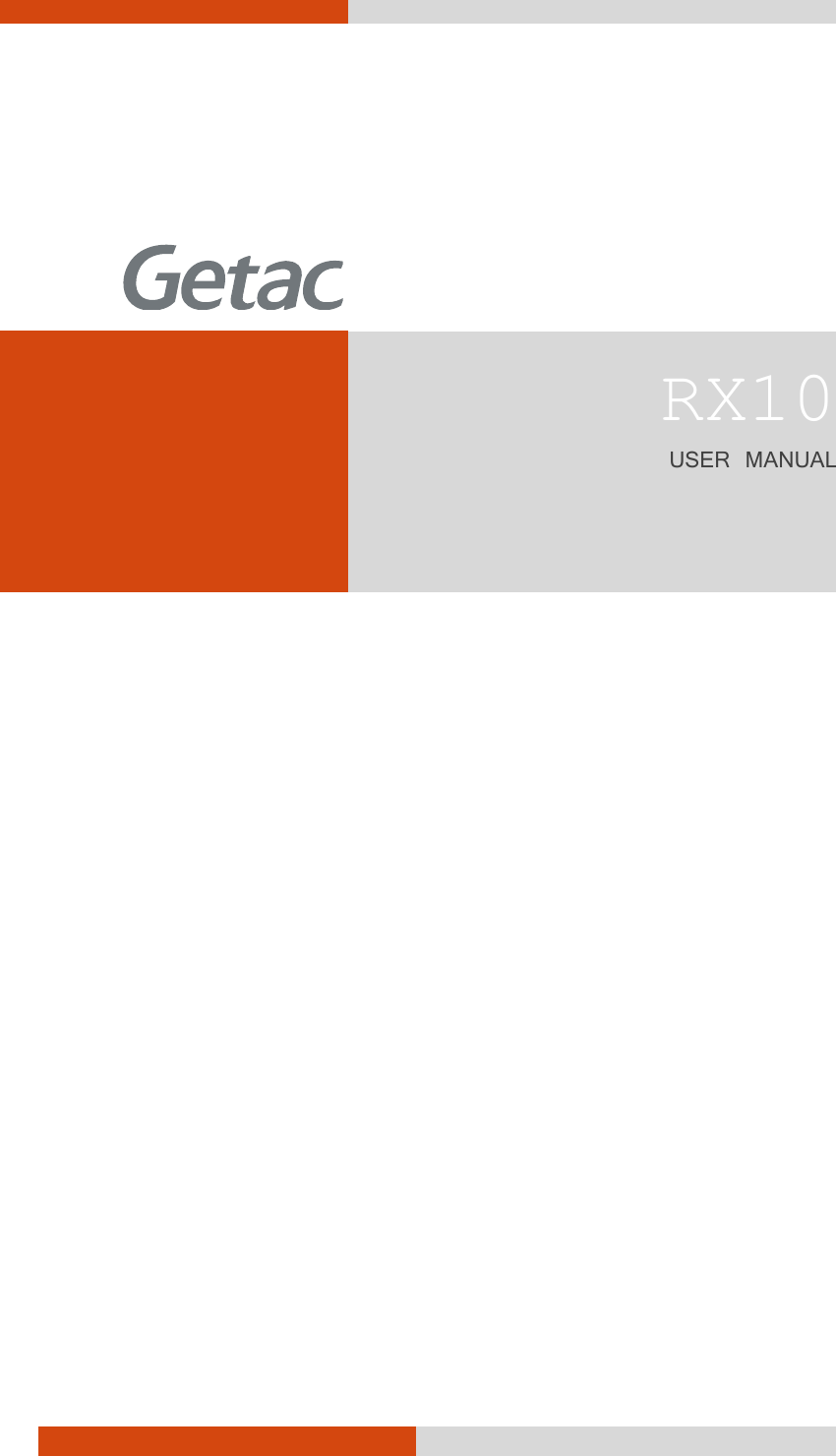                          RX10 USER MANUAL 