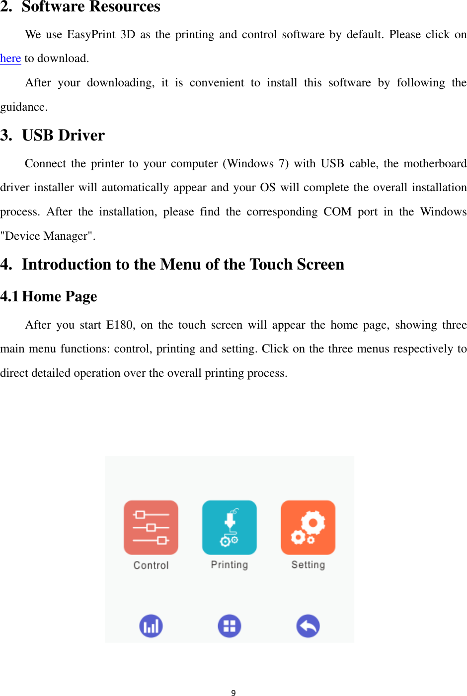 Page 10 of Getech Technology E180 Geeetech 3D printer User Manual 