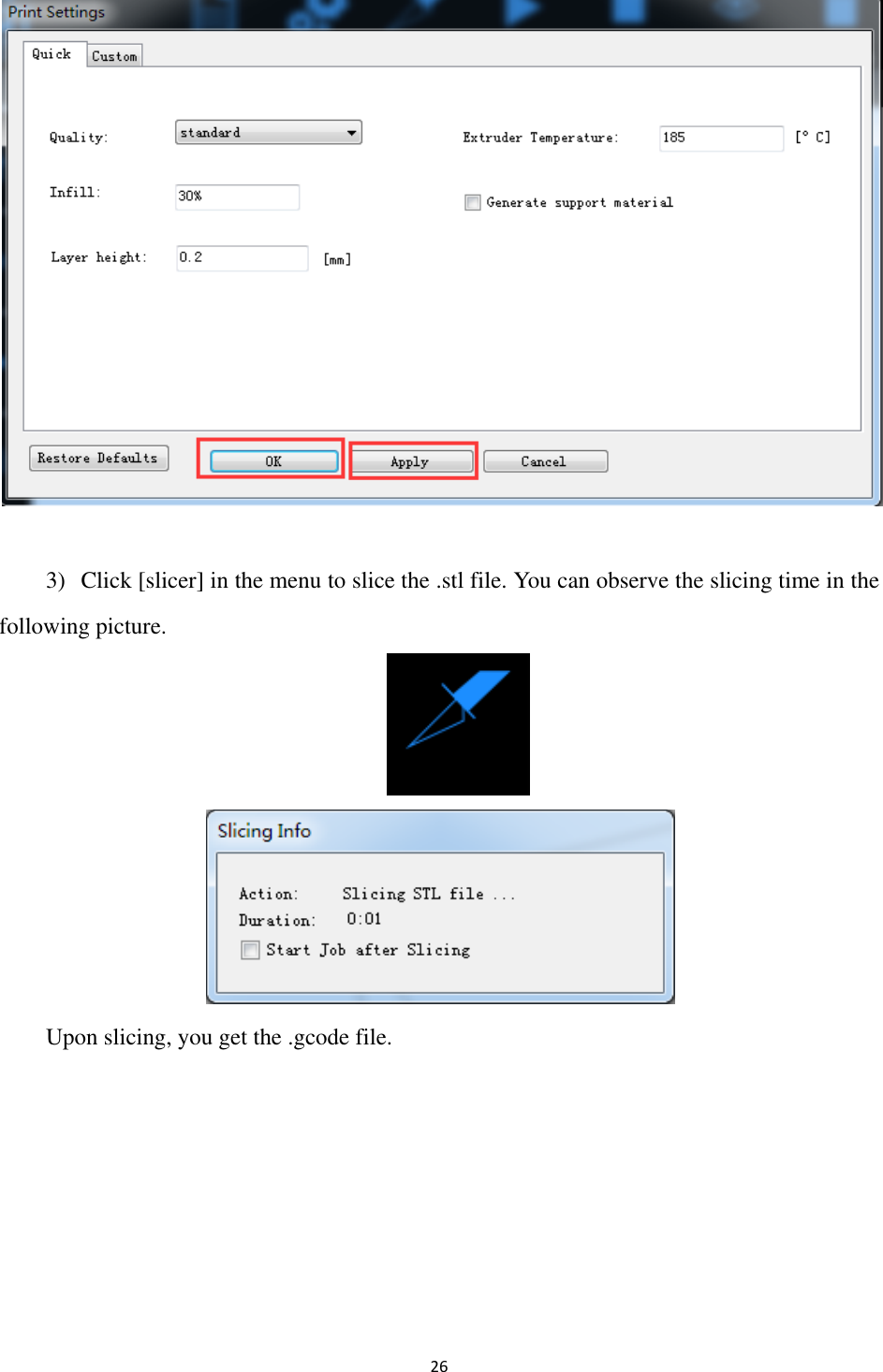 Page 27 of Getech Technology E180 Geeetech 3D printer User Manual 