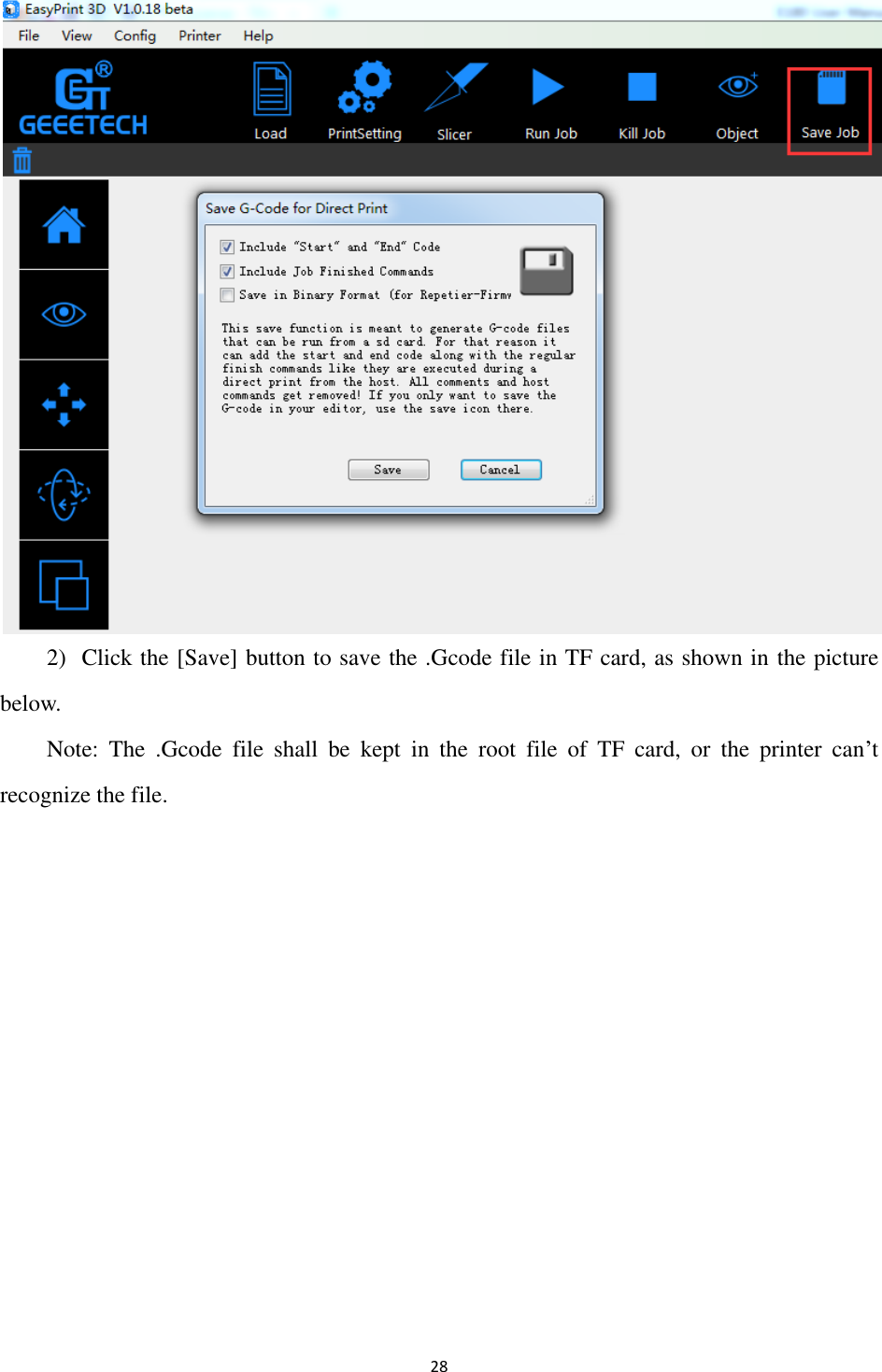 Page 29 of Getech Technology E180 Geeetech 3D printer User Manual 