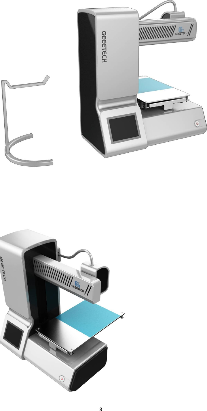 Page 9 of Getech Technology E180 Geeetech 3D printer User Manual 