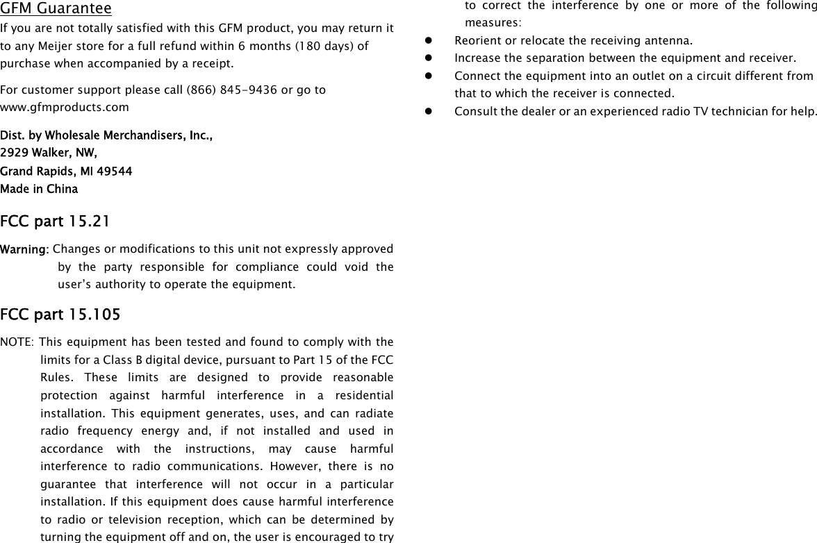 Page 11 of 11 - Gfm Gfm-Tdc-35-Instruction-Manual AM-D35C-AGB-GFM