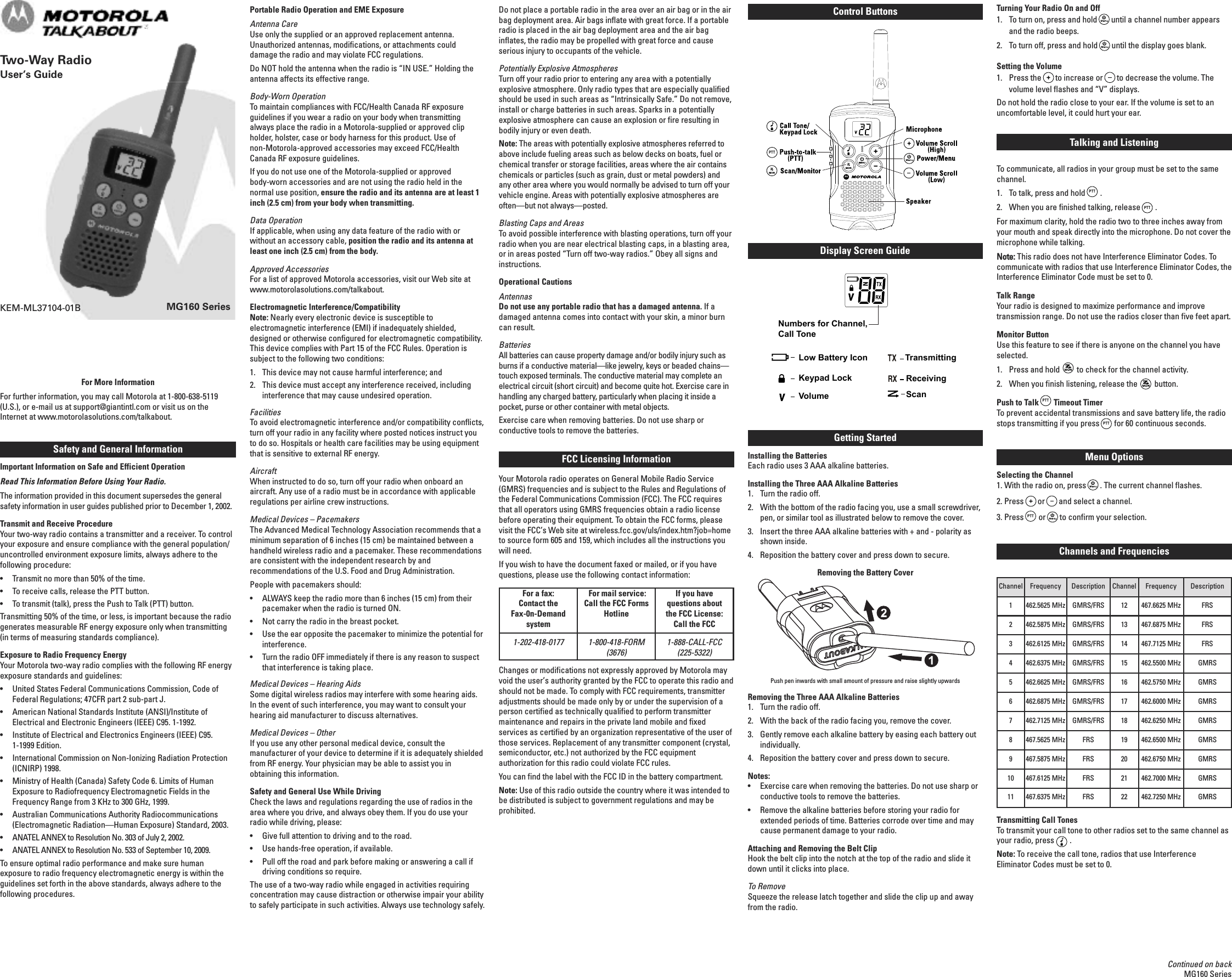 giant-telecom-mgafje-two-way-radio-user-manual-layout-1