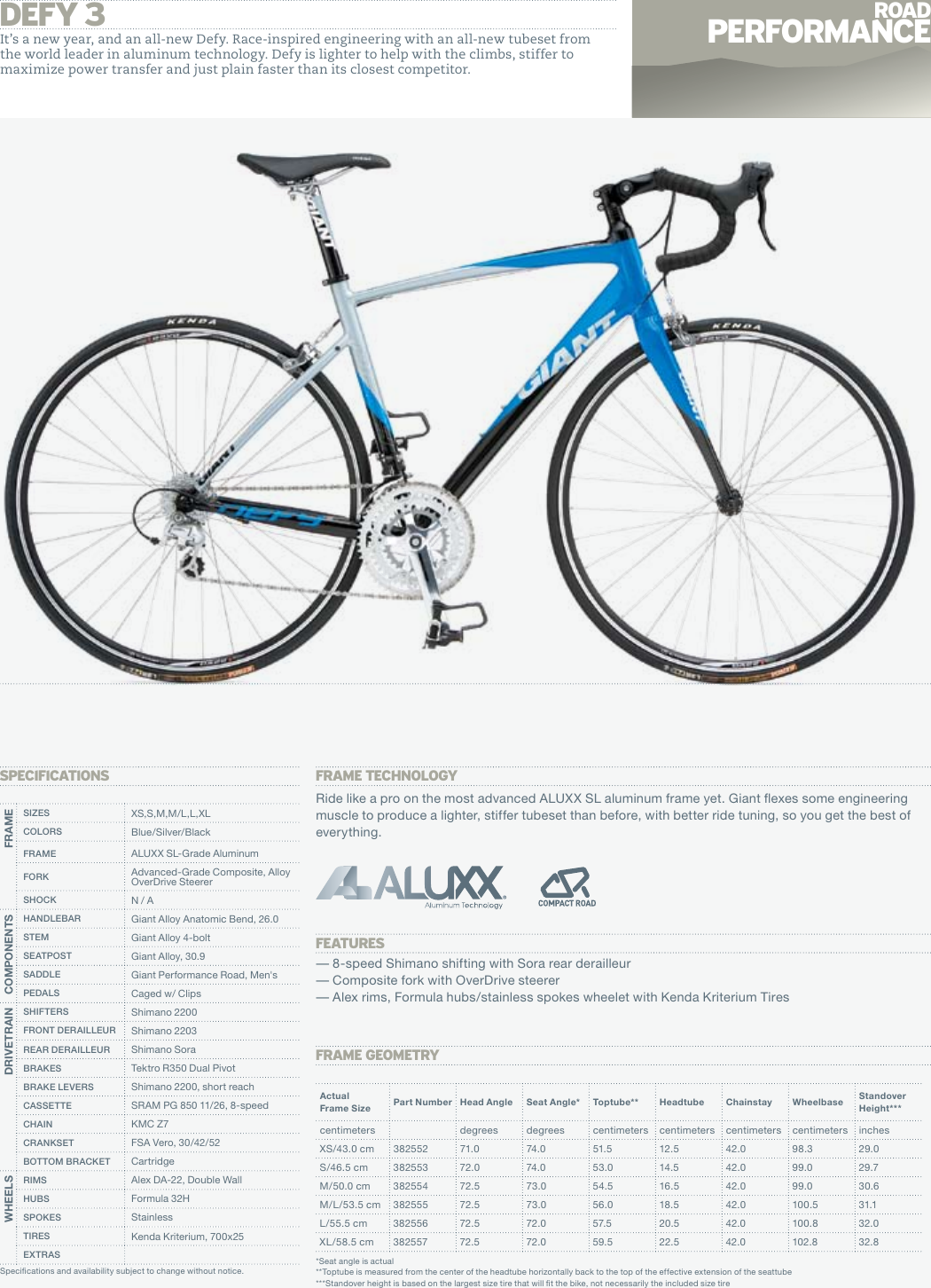 Page 1 of 1 - Giant Giant-Defy-3-Users-Manual-  Giant-defy-3-users-manual