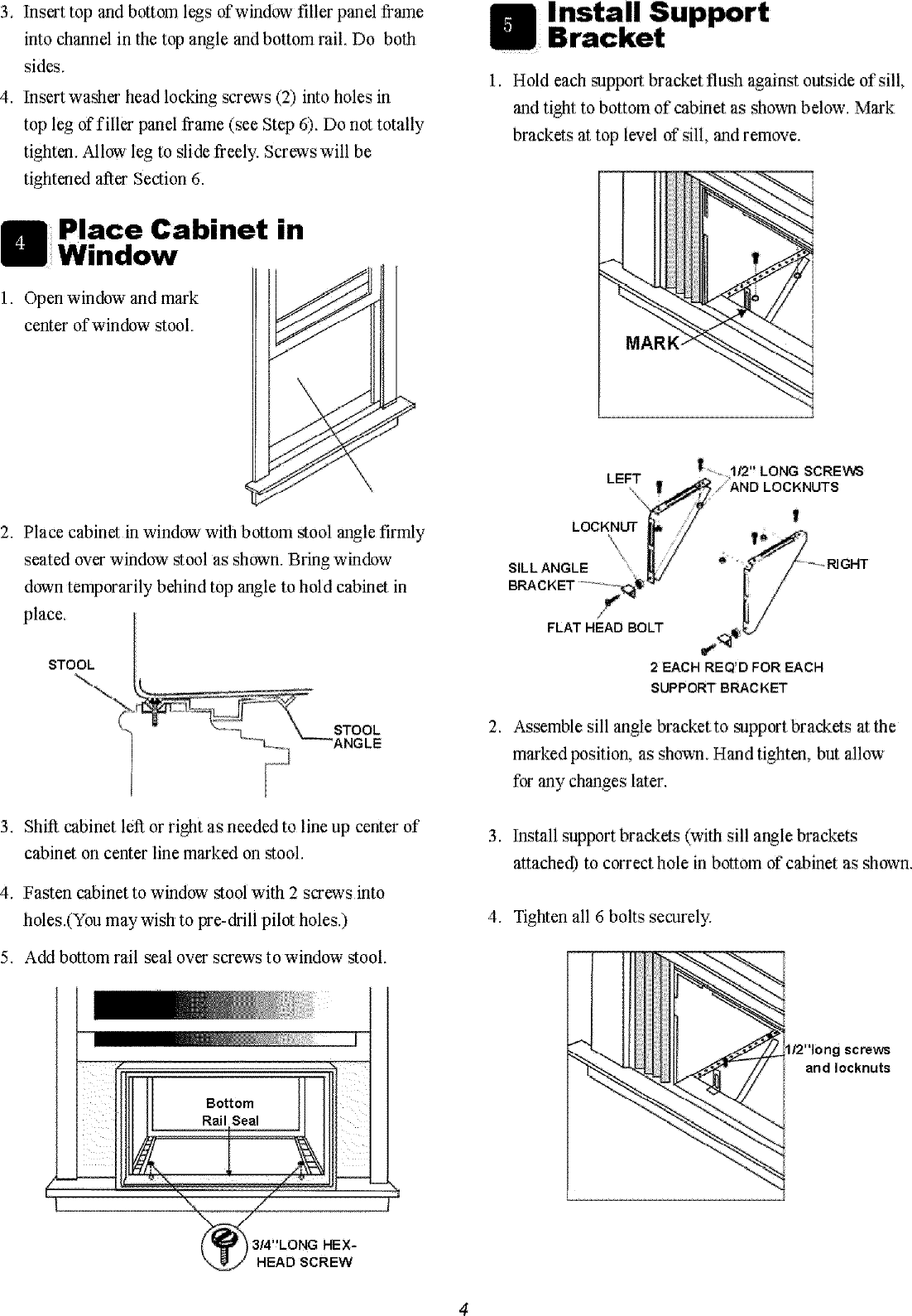 Page 4 of 8 - Gibson GAM154Q1A1 User Manual  GIBSON/AIR CONDITIONER - Manuals And Guides L0607166
