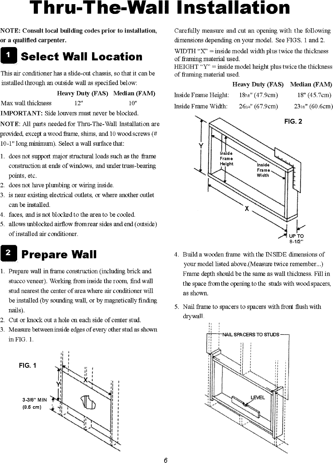 Page 6 of 8 - Gibson GAM154Q1A1 User Manual  GIBSON/AIR CONDITIONER - Manuals And Guides L0607166