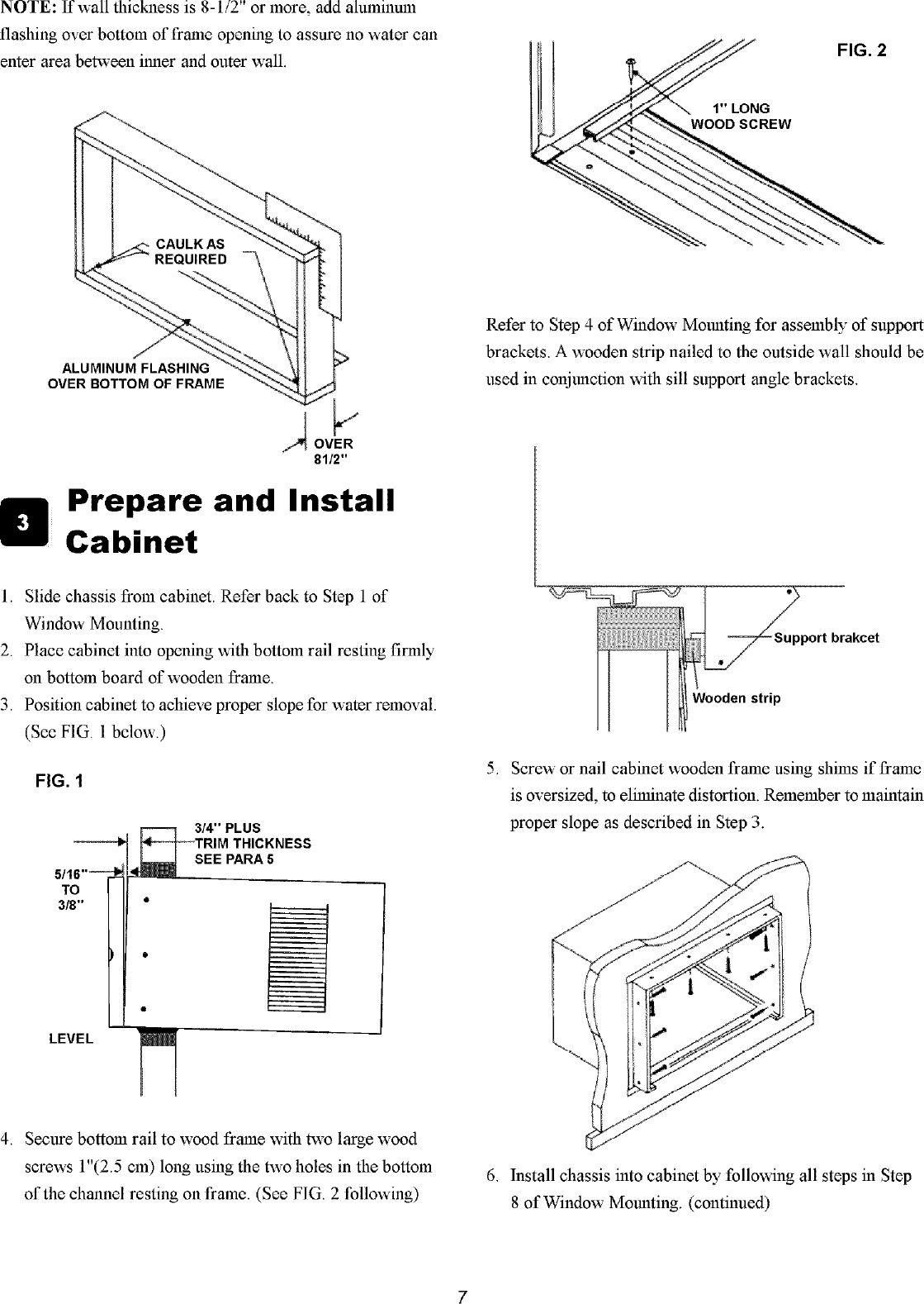 Page 7 of 8 - Gibson GAM154Q1A1 User Manual  GIBSON/AIR CONDITIONER - Manuals And Guides L0607166