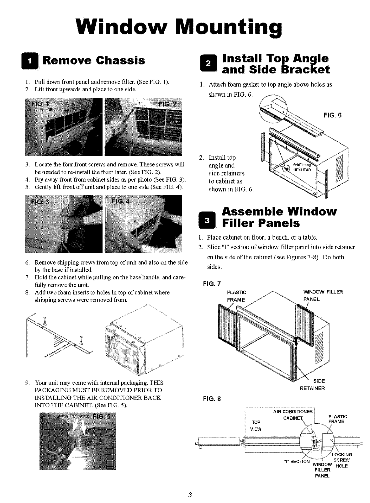 Gibson GAM154Q1A1 User Manual GIBSON/AIR CONDITIONER Manuals And Guides