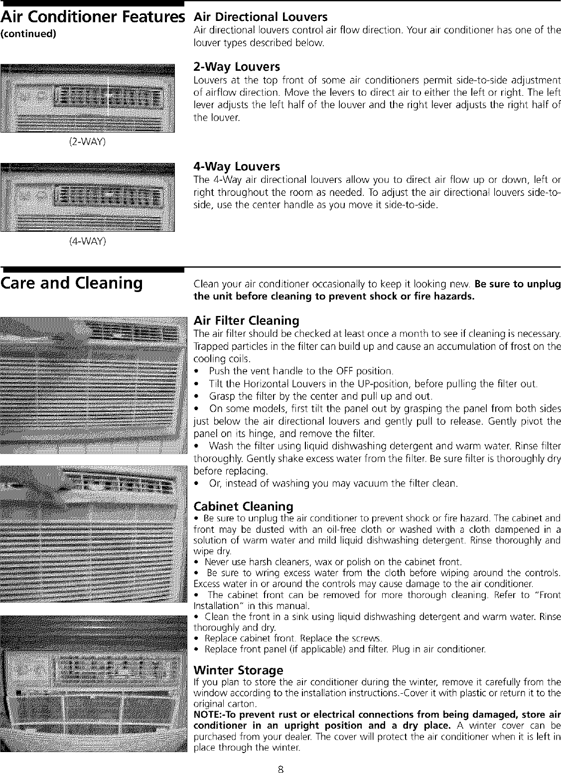 Gibson GAS154J1A1 User Manual AIR CONDITIONER Manuals And Guides L0111061