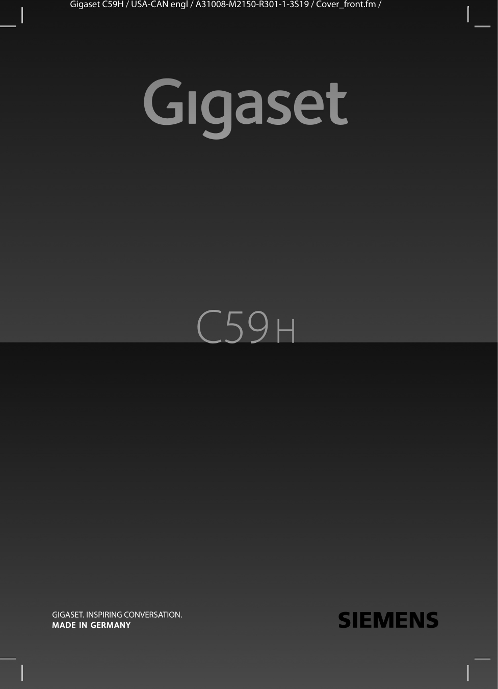Gigaset C59H User Guide