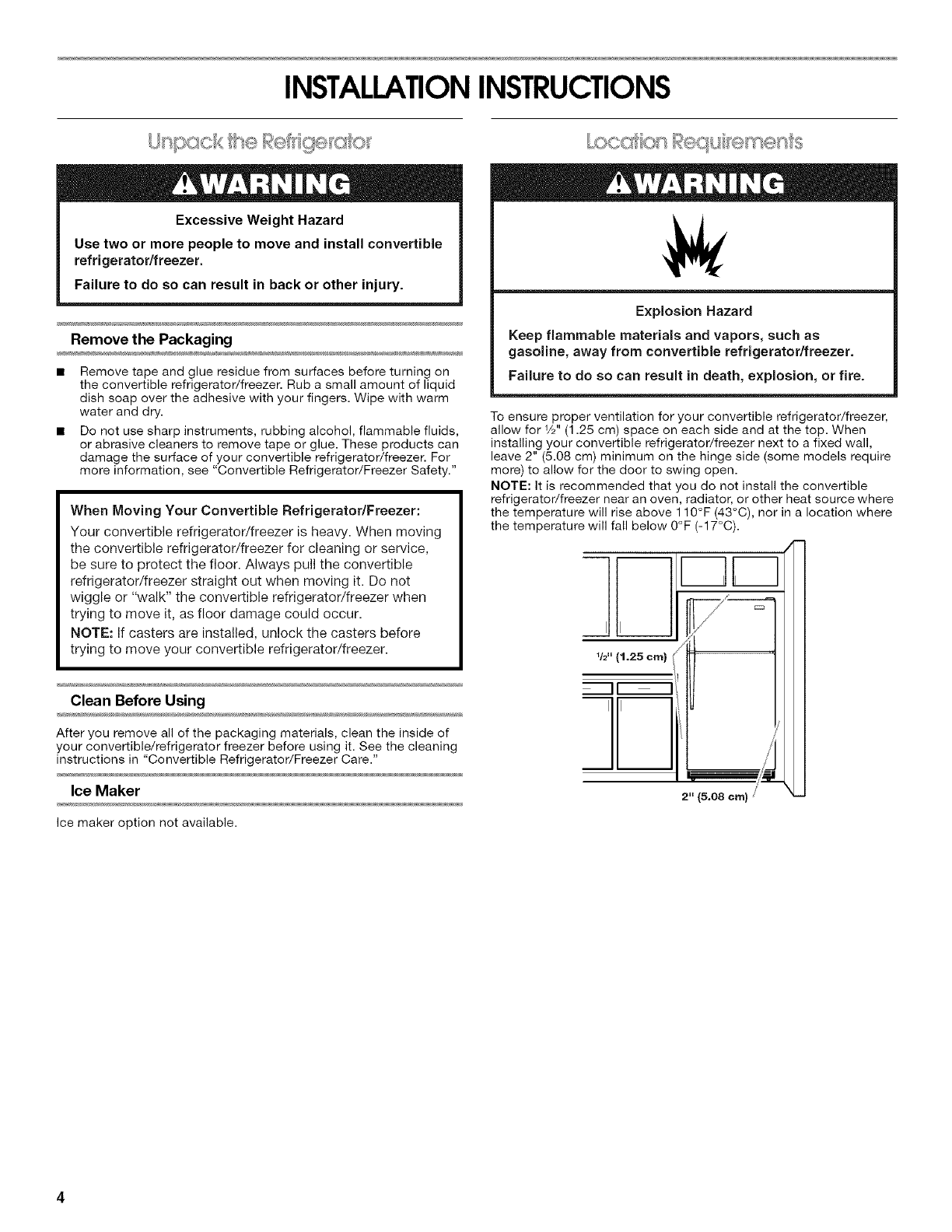 Gladiator Gafz21xxrk02 User Manual T M Freezerator Manuals And Guides L0710347
