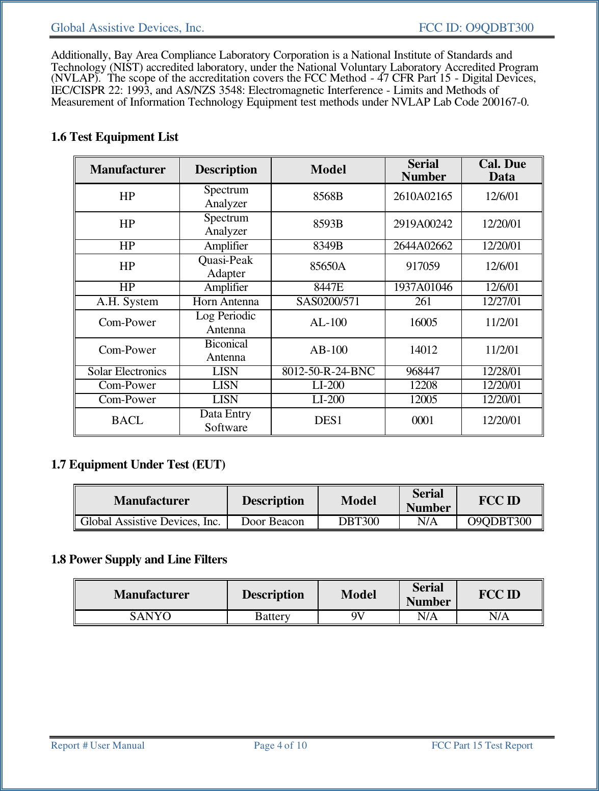 Global Assistive Devices DBT300 Door Beacon User Manual manual