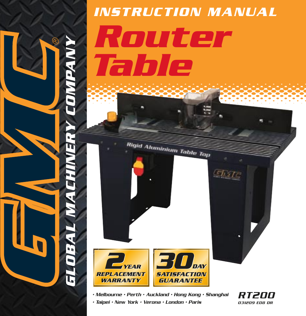 Global Machinery Company Router Gmc 