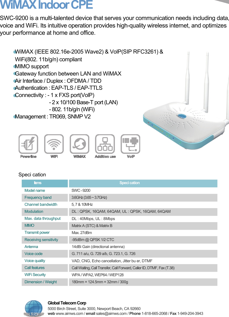 Swc 9200 voip cpe переделка