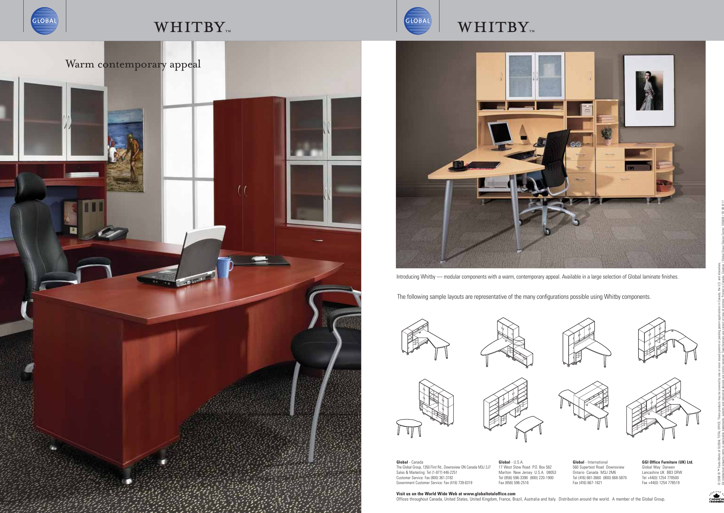 Global Upholstery Co Whitby Work Table Users Manual