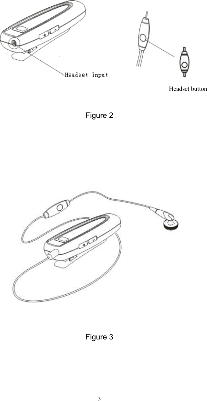  3     Figure 2       Figure 3 Headset button 