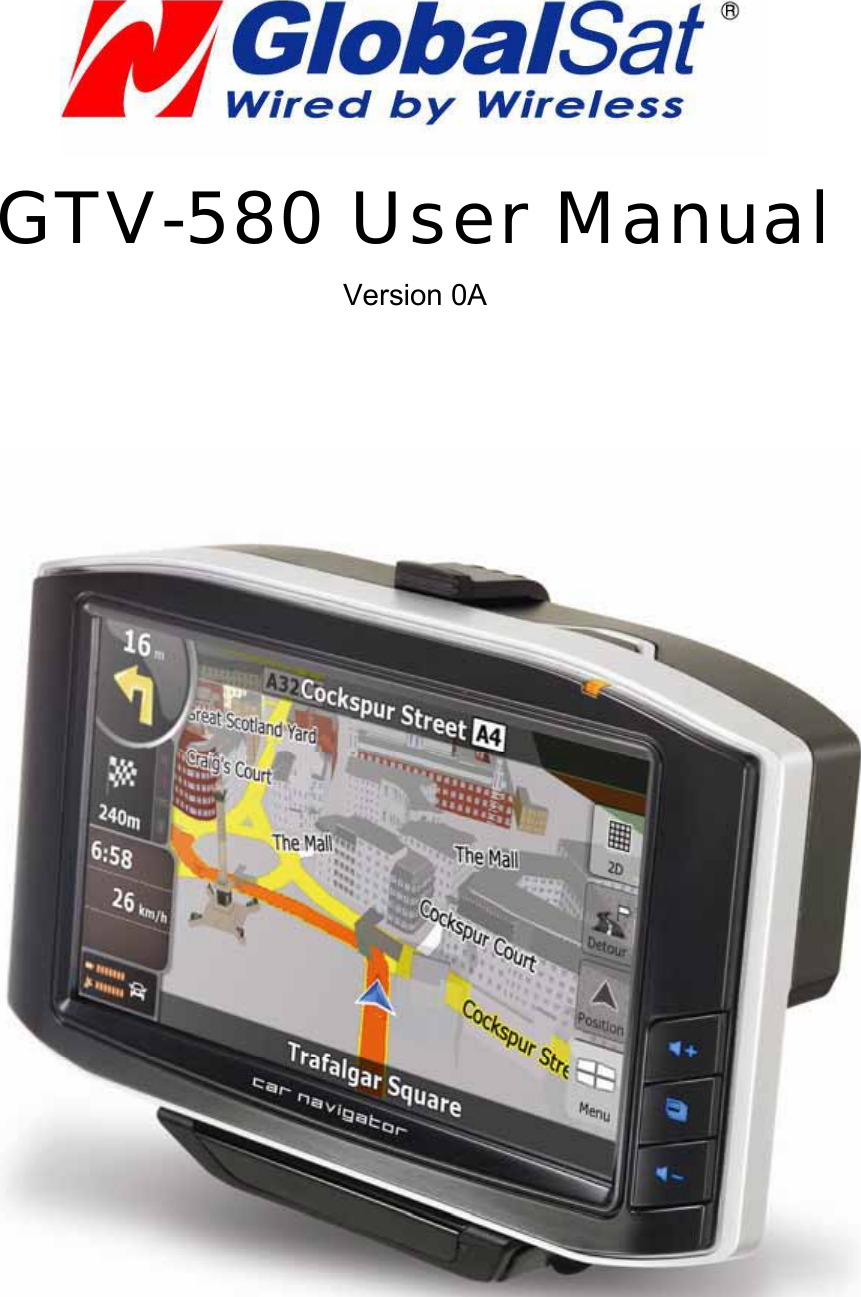  GTV-580 User Manual Version 0A   