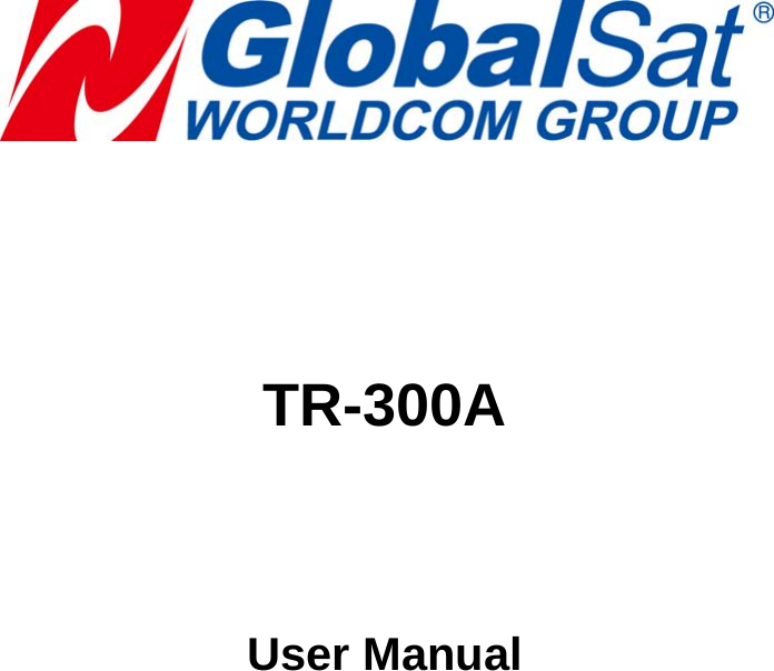      TR-300A   User Manual    