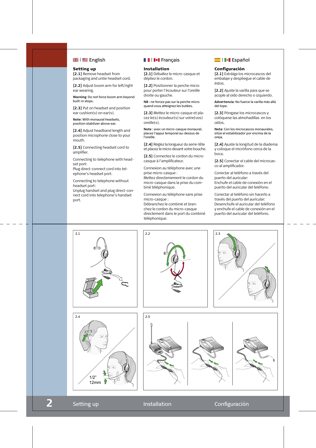 Page 5 of 8 - Gn-Netcom Gn-Netcom-Flex-Mono-Gn-2000-Users-Manual- GN 2000 QG_EFE_K1  Gn-netcom-flex-mono-gn-2000-users-manual