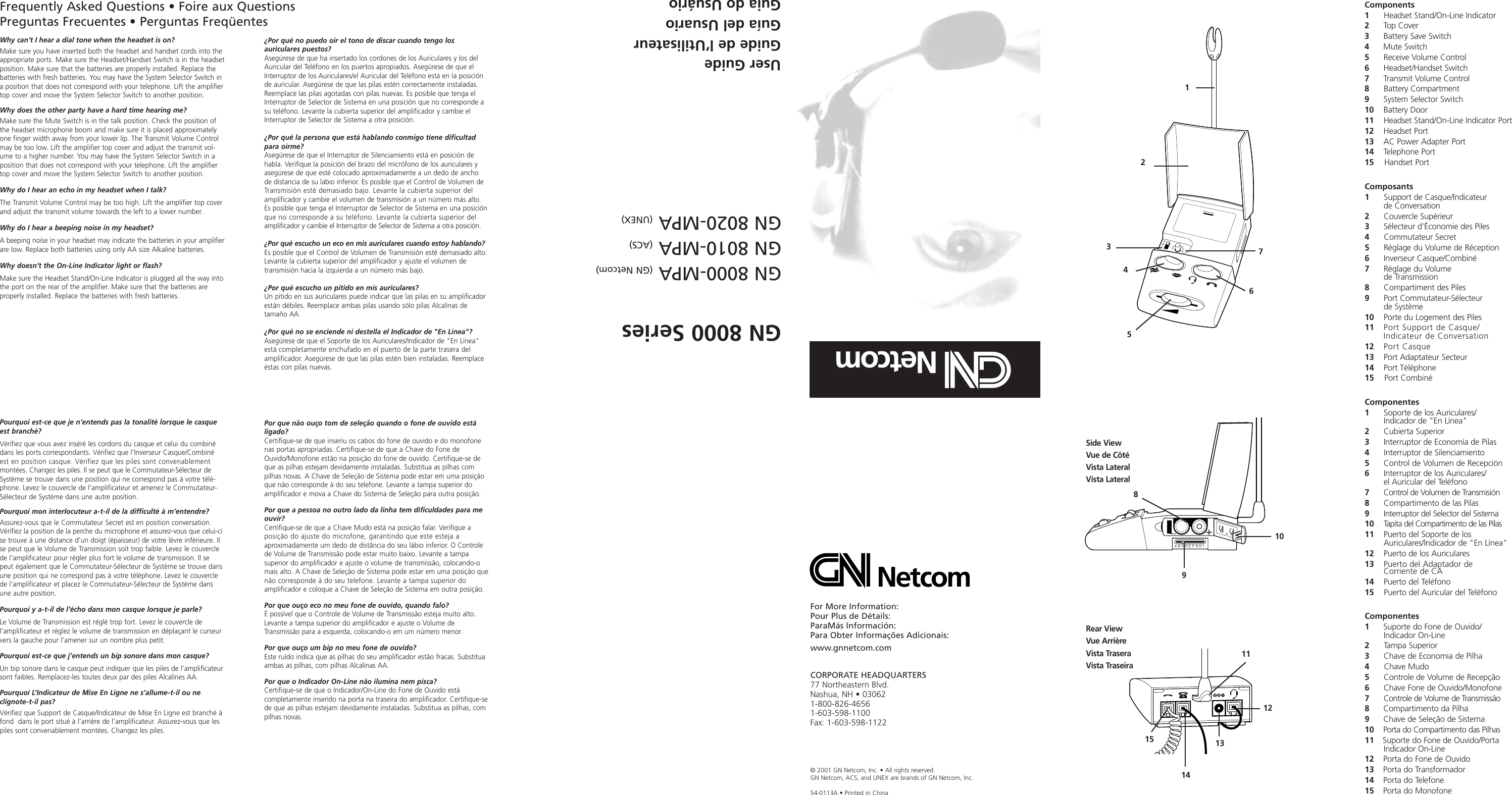 Page 5 of 5 - Gn-Netcom Gn-Netcom-Gn-8000-Mpa-Users-Manual- 54-0113A UG GNN8000.qxp Gn-netcom-gn-8000-mpa-users-manual