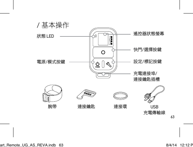 Gopro Rmmw2 Smart Remote User Manual