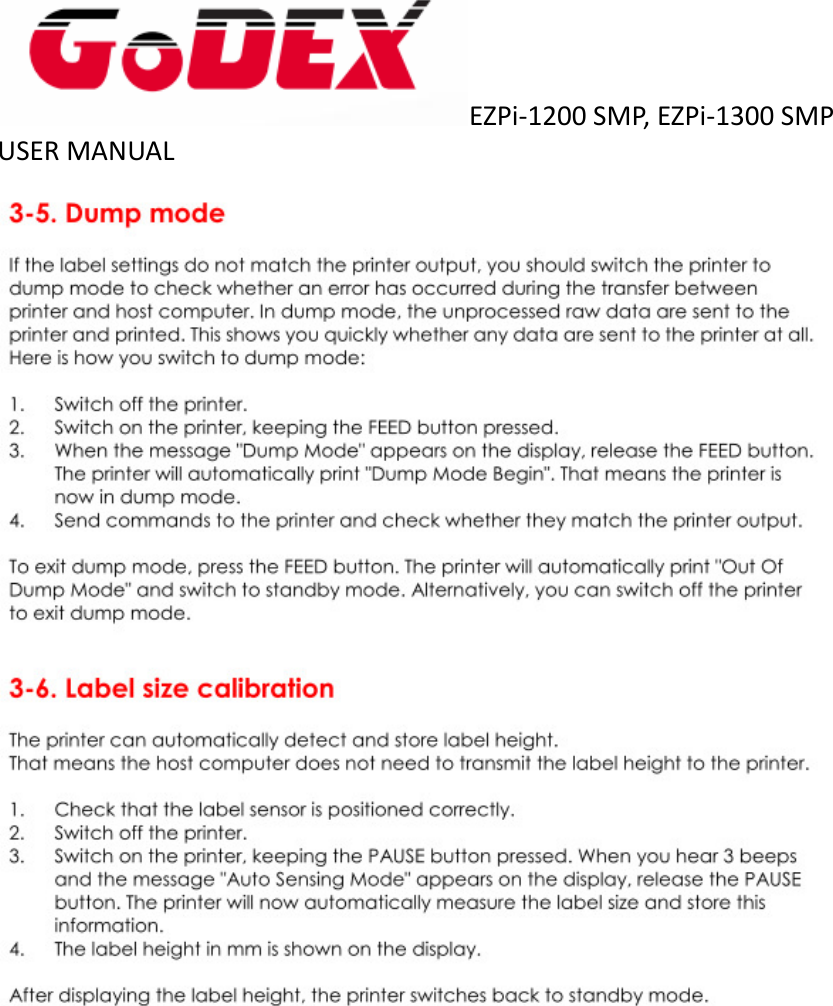  EZPi-1200 SMP, EZPi-1300 SMP USER MANUAL    