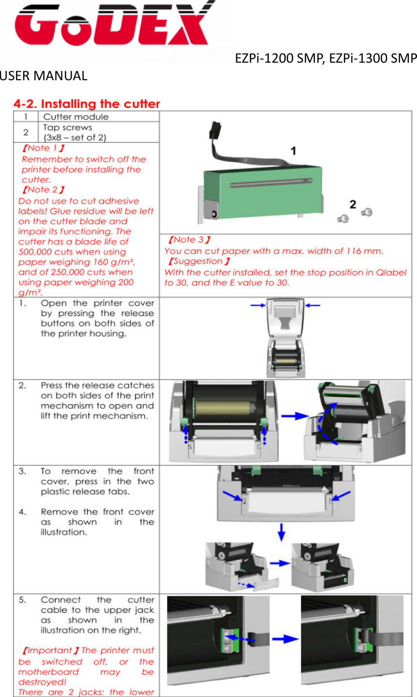  EZPi-1200 SMP, EZPi-1300 SMP USER MANUAL    