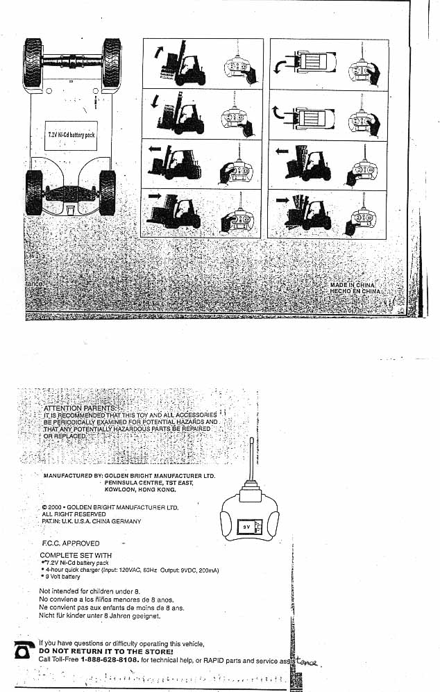 Toy Remote Control User Manual