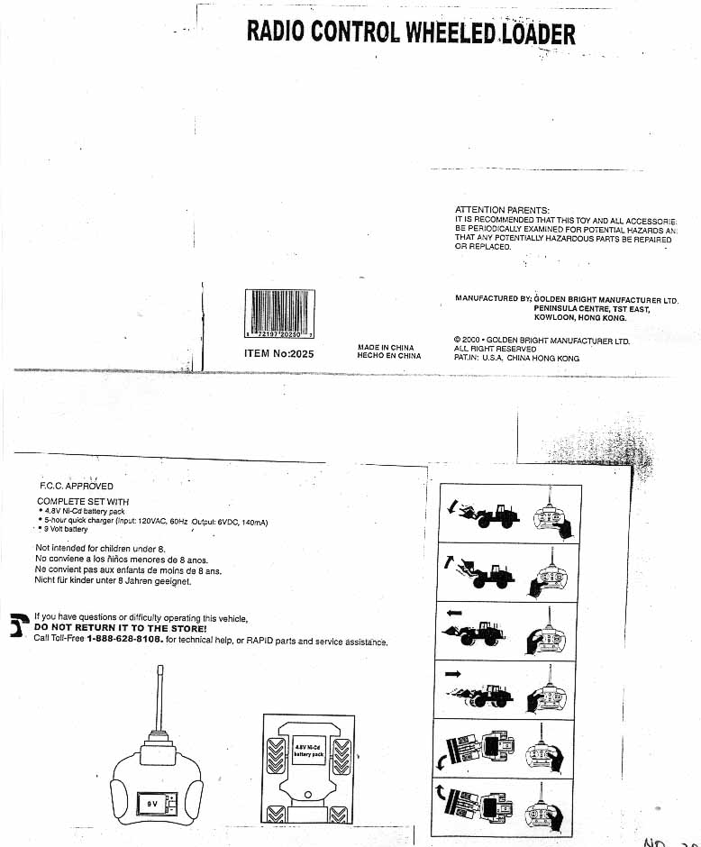 Toy Remote Control User Manual