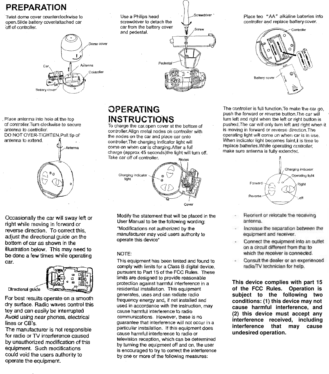 This device complies with part 15of the FCC Rules.  Operation issubject to the following twoconditions: (1) this device may notcause harmful interference, and(2) this device must accept anyinterference received, includinginterference that may causeundesired operation.