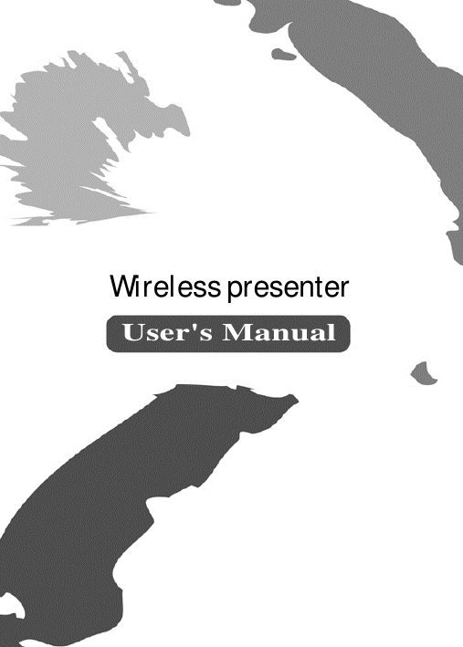 User&apos;s ManualWireless presenter          