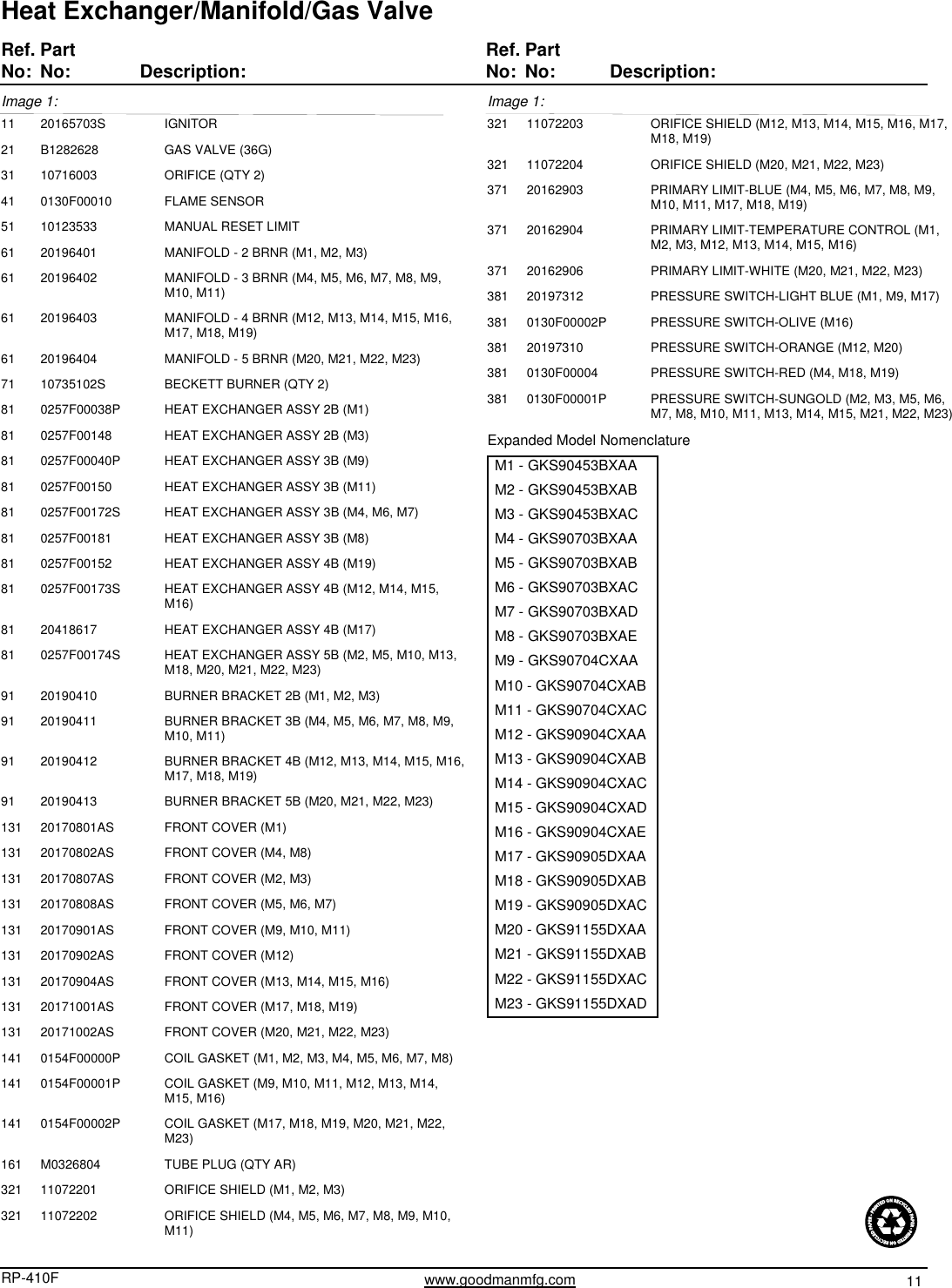 Page 11 of 11 - Goodman-Mfg Goodman-Mfg-Gks90453Bxaa-Users-Manual-  Goodman-mfg-gks90453bxaa-users-manual