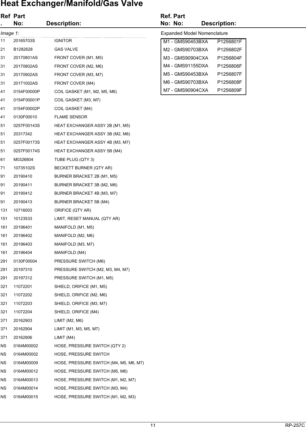 Page 11 of 11 - Goodman-Mfg Goodman-Mfg-Gms90453Bxa-Parts-List- ManualsLib - Makes It Easy To Find Manuals Online!  Goodman-mfg-gms90453bxa-parts-list