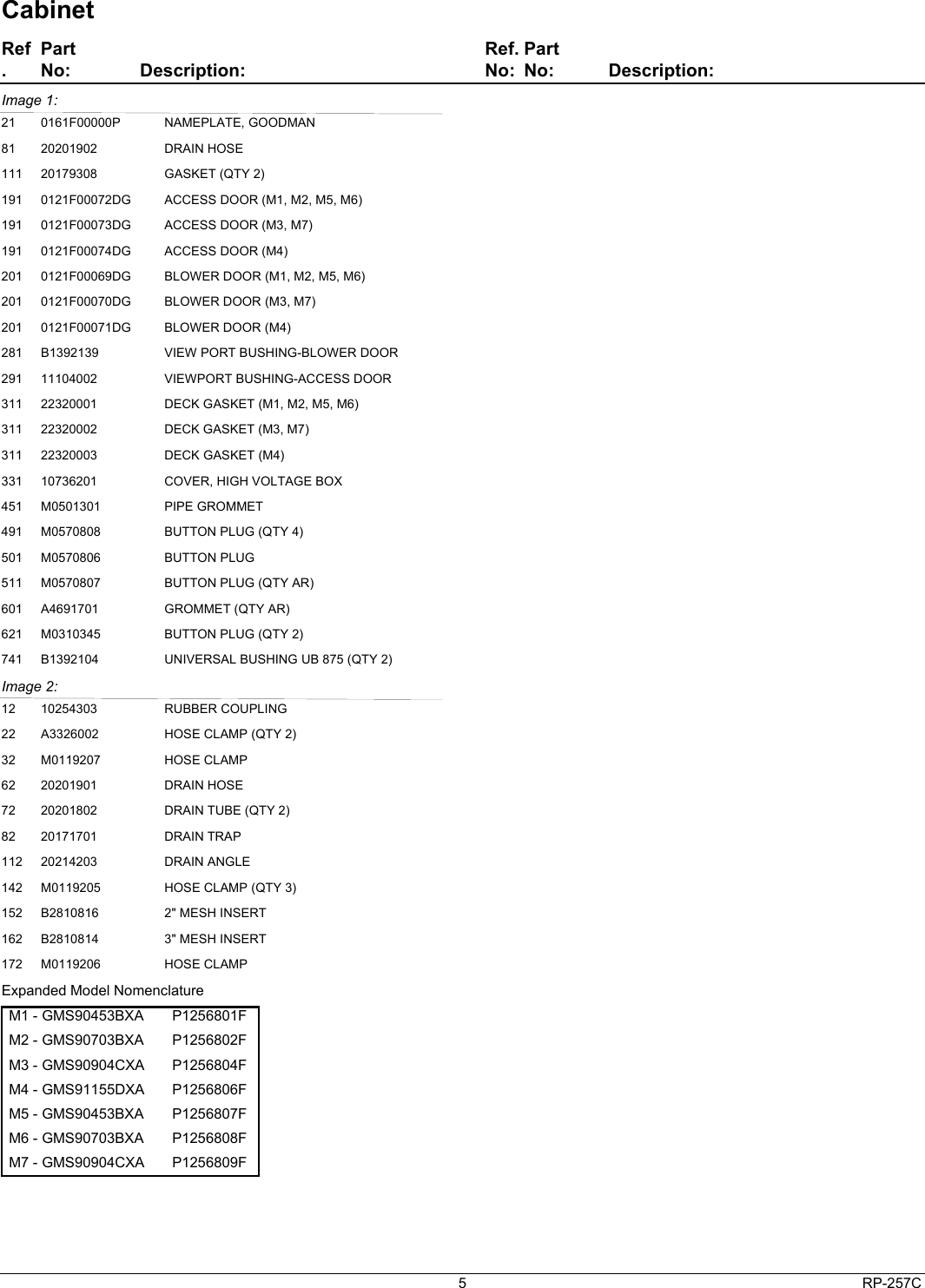 Page 5 of 11 - Goodman-Mfg Goodman-Mfg-Gms90453Bxa-Parts-List- ManualsLib - Makes It Easy To Find Manuals Online!  Goodman-mfg-gms90453bxa-parts-list