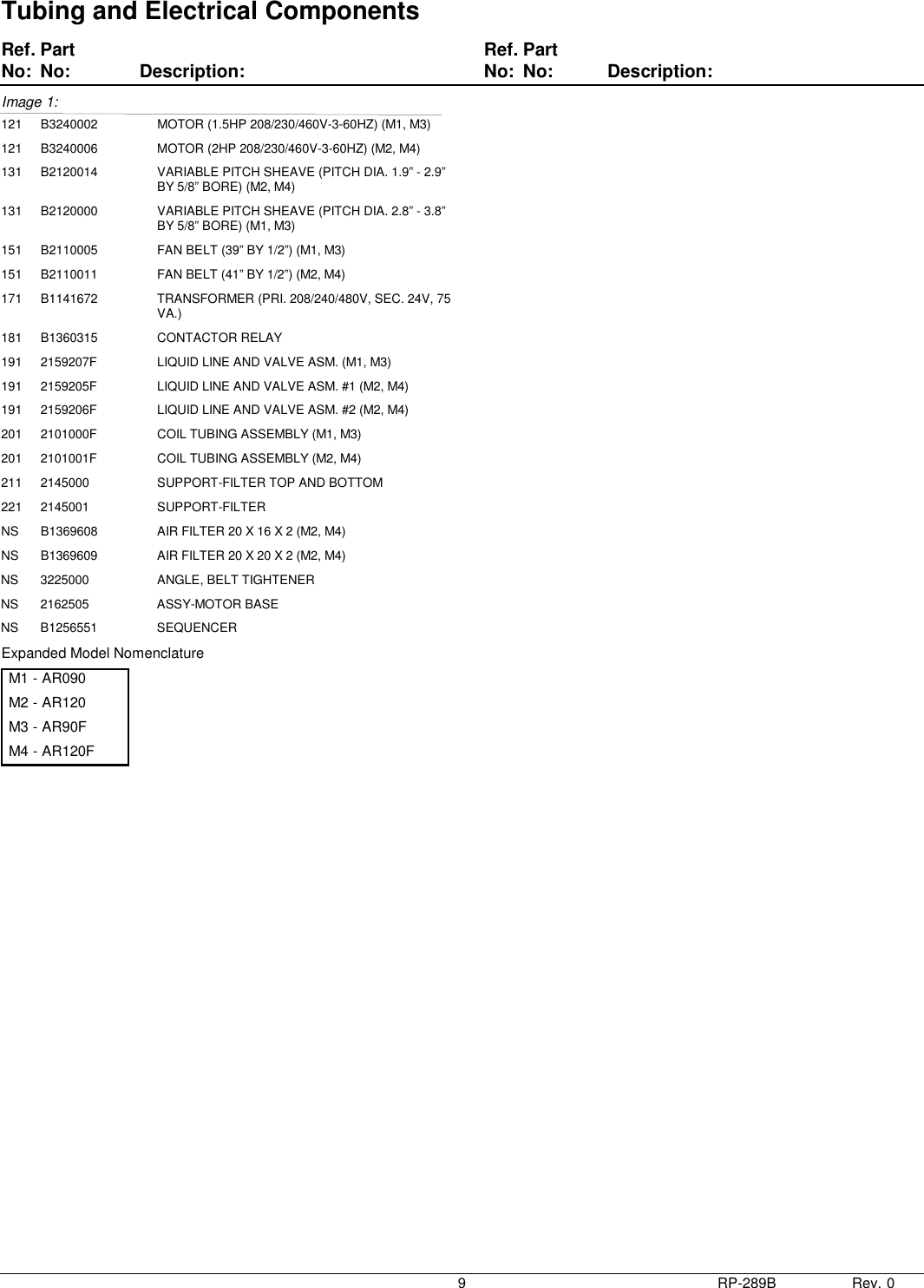 Page 9 of 9 - Goodman-Mfg Goodman-Mfg-Goodman-Mfg-Co-Lp-Wheelchair-Ar090-Users-Manual- RPT - Parts Manual Cover  Goodman-mfg-goodman-mfg-co-lp-wheelchair-ar090-users-manual