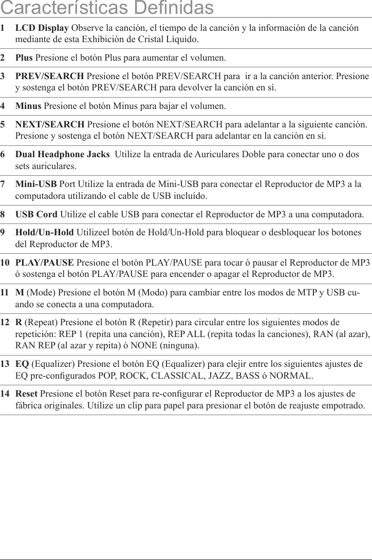 Page 4 of 8 - Gpx Gpx-512Mb-Users-Manual-  Gpx-512mb-users-manual