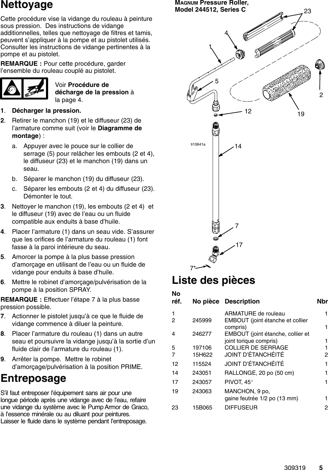 Page 5 of 8 - Graco-Inc Graco-Inc-309319-Users-Manual- 309319E, Pressure Roller, US English, French, And Spanish  Graco-inc-309319-users-manual