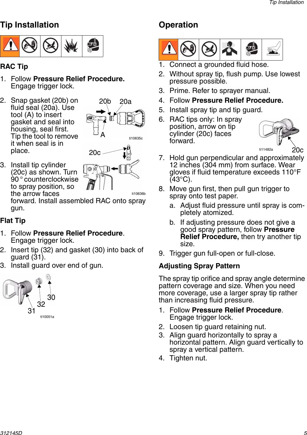 Page 5 of 12 - Graco-Inc Graco-Inc-312145D-Users-Manual- 312145D, XTR5 And XTR 7 Airless Spray Gun, English  Graco-inc-312145d-users-manual