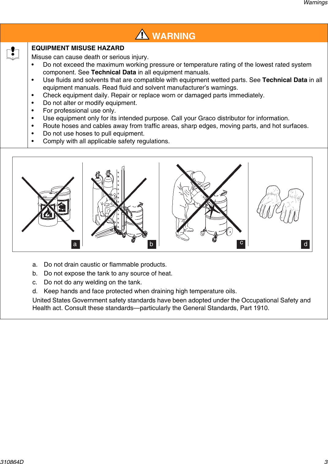 Page 3 of 8 - Graco 119577 310864D - 24-Gallon (90-Liter) Oil Ace, Instructions-Parts, English User Manual  To The E7066a8f-c3f3-4e29-902d-515cd6210a50