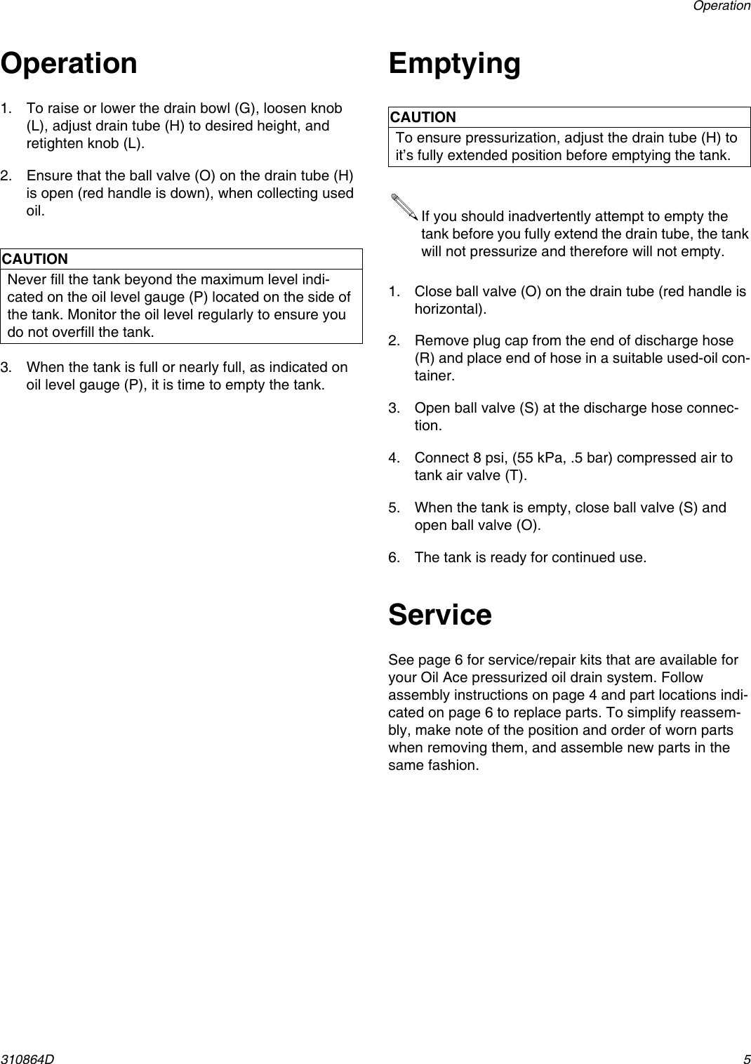 Page 5 of 8 - Graco 119577 310864D - 24-Gallon (90-Liter) Oil Ace, Instructions-Parts, English User Manual  To The E7066a8f-c3f3-4e29-902d-515cd6210a50