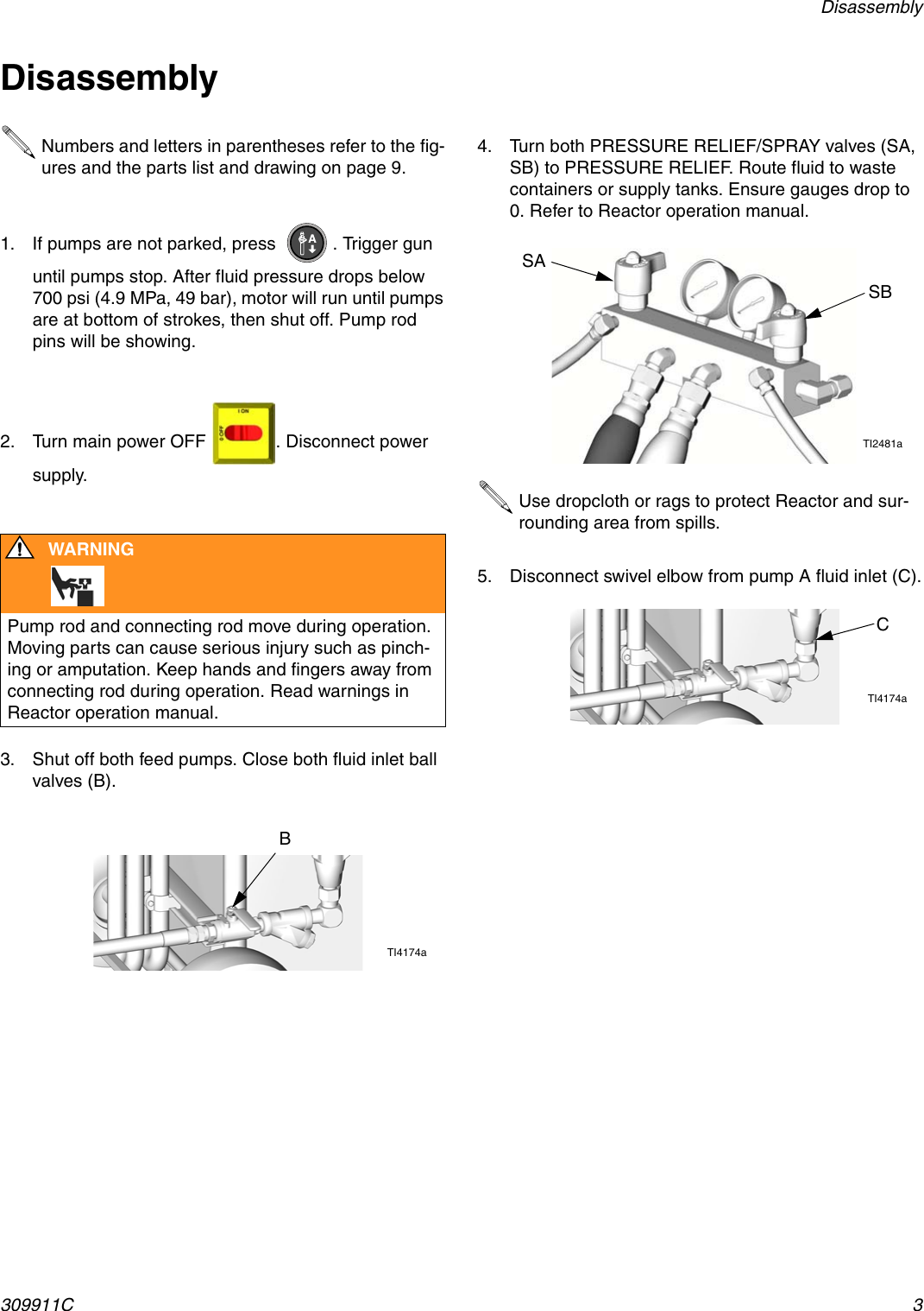 Page 3 of 10 - Graco 309911C Reactor Flush Kits, Instructions, English User Manual  To The 0a36accb-5834-4e52-829f-8752af31c042