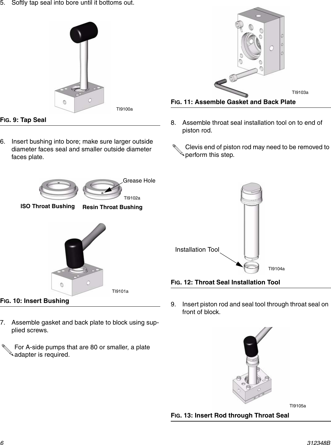 Page 6 of 8 - Graco 312348B 312348B, Old Seal Kits, Proportioning Pump Repair Kit, English User Manual  To The 5ab048ea-874a-460b-b2c6-09bc4aa998de