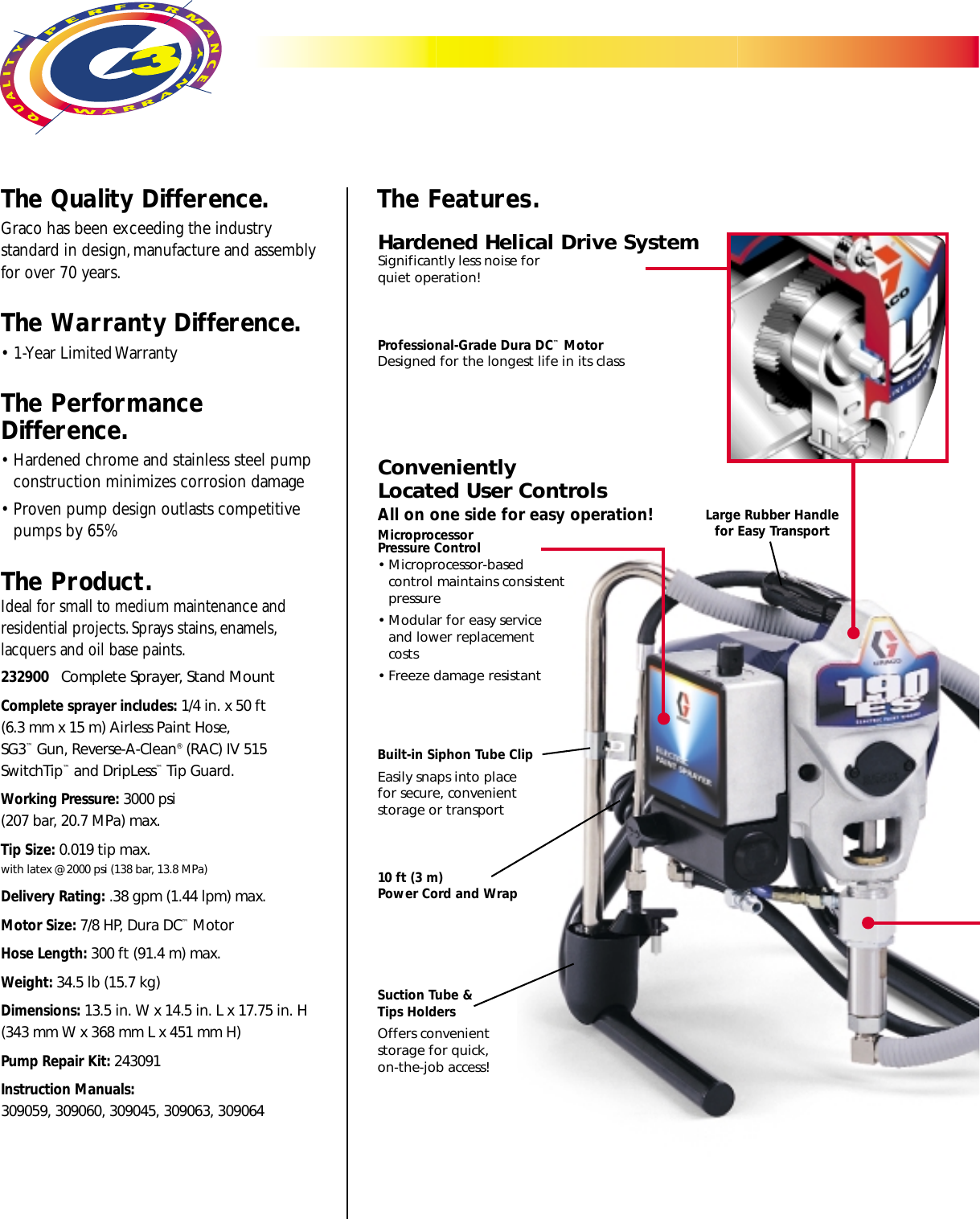 Page 2 of 4 - Graco Graco-190Es-Users-Manual-  Graco-190es-users-manual