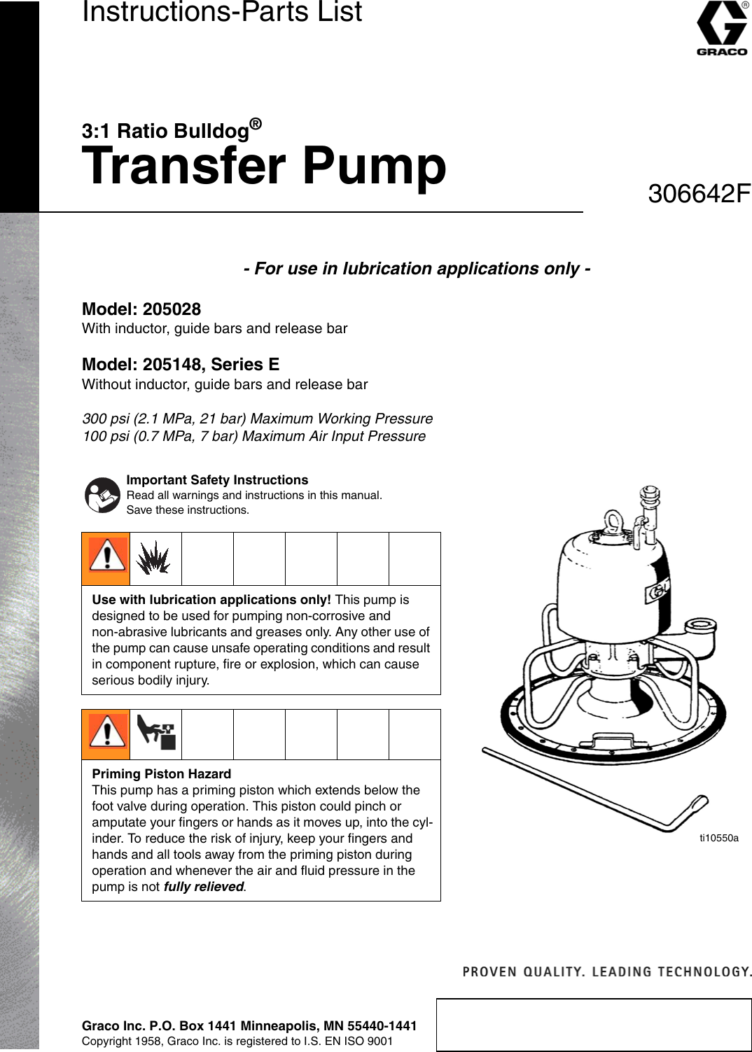 Page 1 of 12 - Graco Graco-205148-Users-Manual- 3  Graco-205148-users-manual