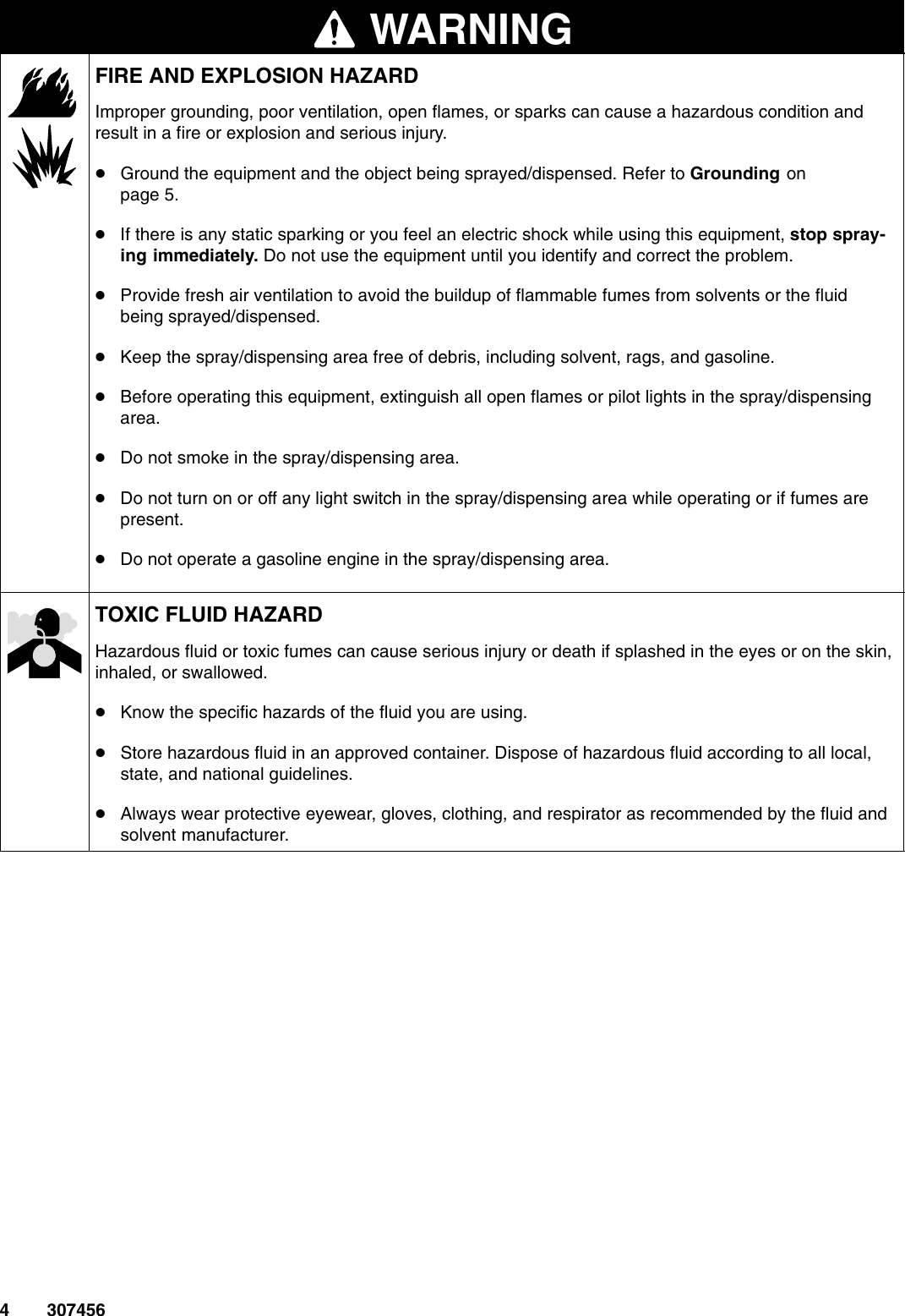 Page 4 of 12 - Graco Graco-307456U-Fast-Flo-Air-Motor-Users-Manual- 307456U, Fast-Flo Air Motor Instructions-Parts Manual, English  Graco-307456u-fast-flo-air-motor-users-manual