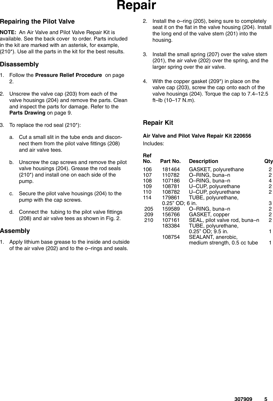 Page 5 of 10 - Graco Graco-307909B-The-Glutton-Pump-Conversion-Kits-Users-Manual- 307909B The Glutton Pump Conversion Kits  Graco-307909b-the-glutton-pump-conversion-kits-users-manual