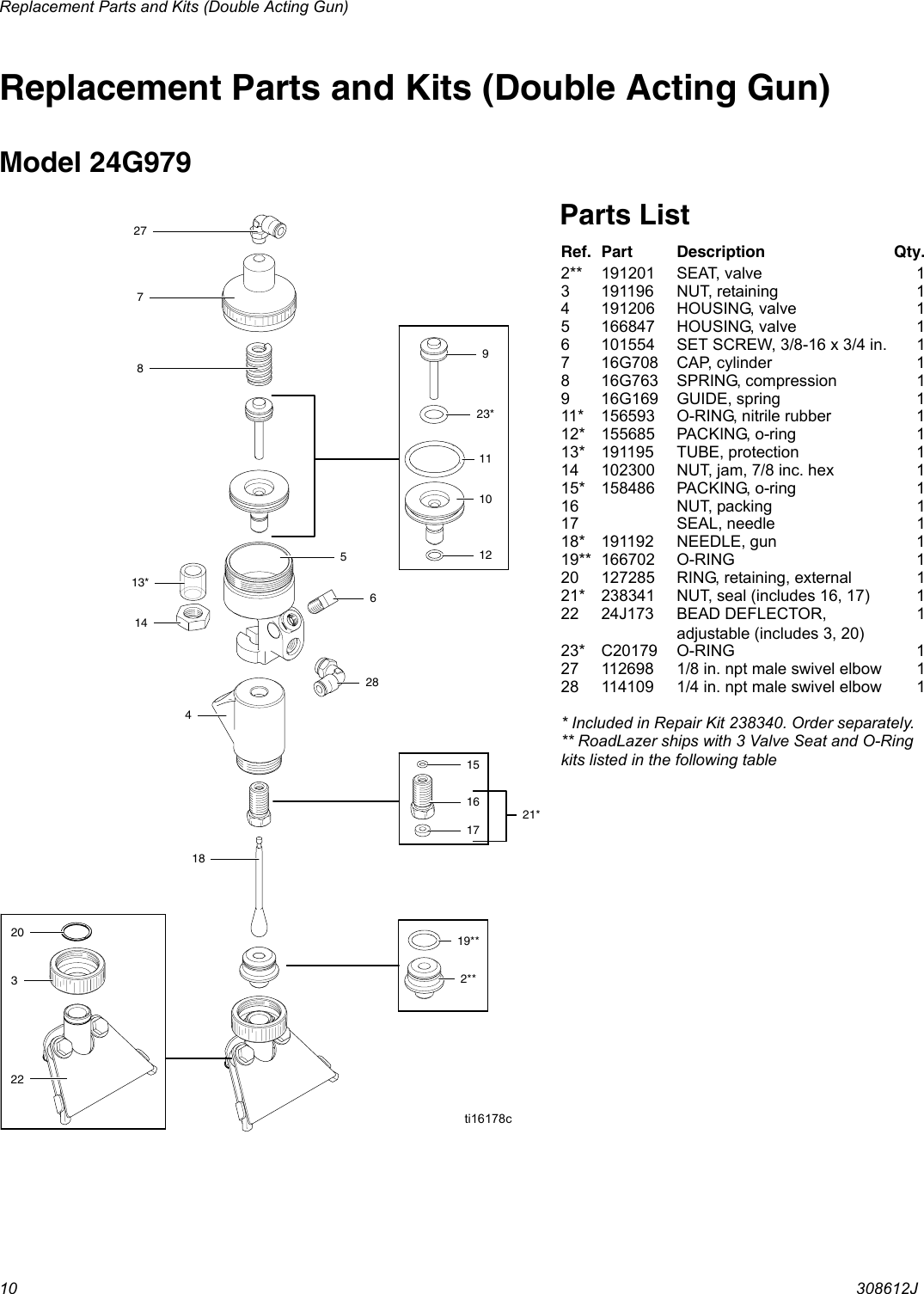 Page 10 of 12 - Graco Graco-308612J-Bead-Spray-Gun-Users-Manual- 308612J - Bead Spray Gun, Operation (English)  Graco-308612j-bead-spray-gun-users-manual