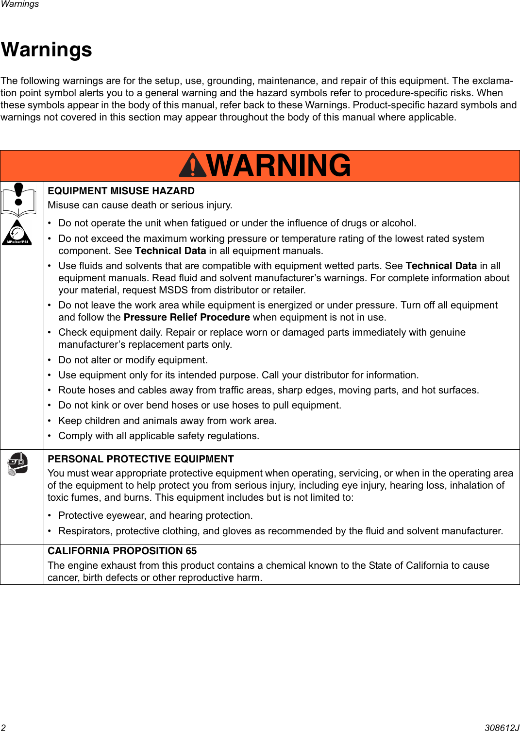 Page 2 of 12 - Graco Graco-308612J-Bead-Spray-Gun-Users-Manual- 308612J - Bead Spray Gun, Operation (English)  Graco-308612j-bead-spray-gun-users-manual