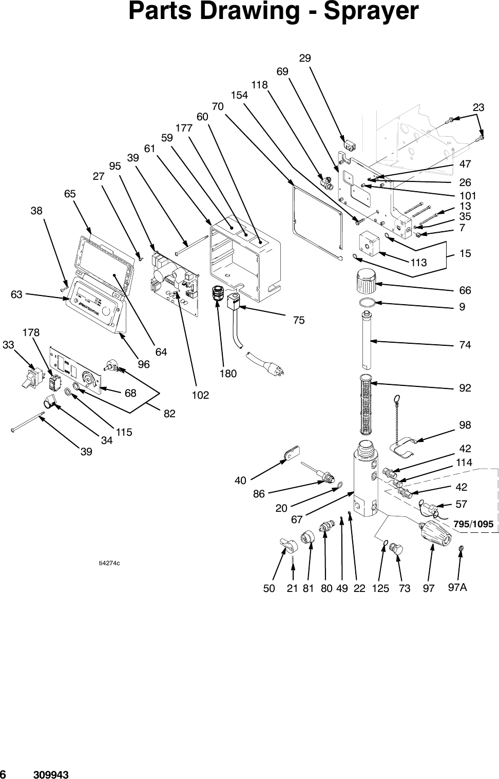 Page 6 of 10 - Graco Graco-309943K-Ultramax-695-795-1095-1595-Parts-Users-Manual- 309943K - UltraMax 695/795/1095/1595 Parts (English) Graco-309943k-ultramax-695-795-1095-1595-parts-users-manual